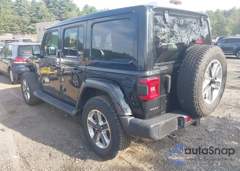 2020 Jeep Wrangler Unlimited Sahara 4X4 z USA, uszkodzony, nr VIN 1C4HJXEN9LW102119